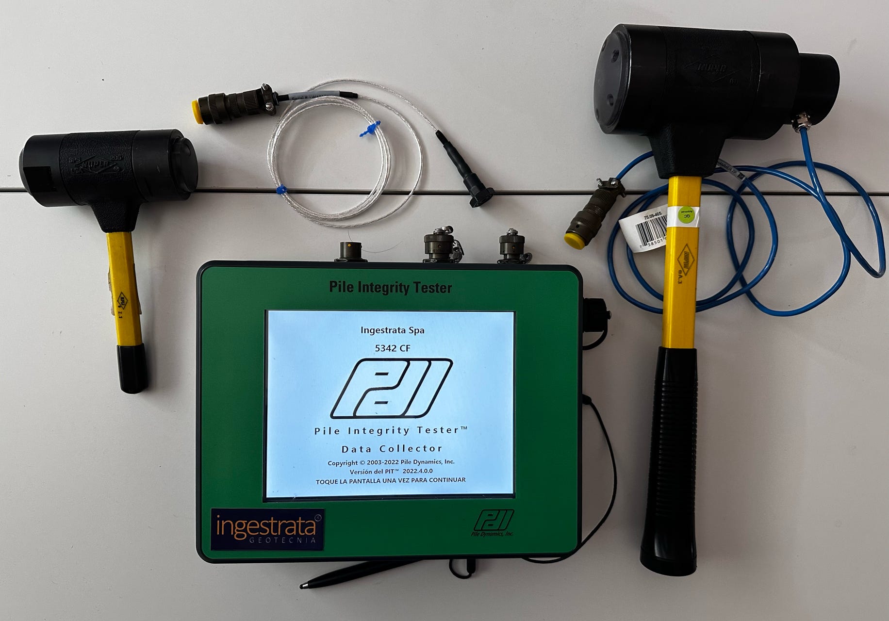 Prueba de Integridad de Pilotes PIT - Pile Integrity Test