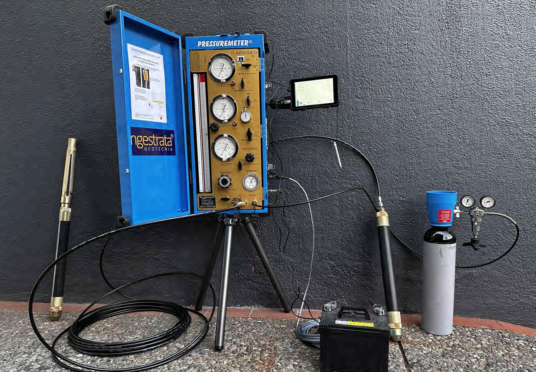 Ensayo Presiometrico de Menard PMT Pressuremeter Menard Test