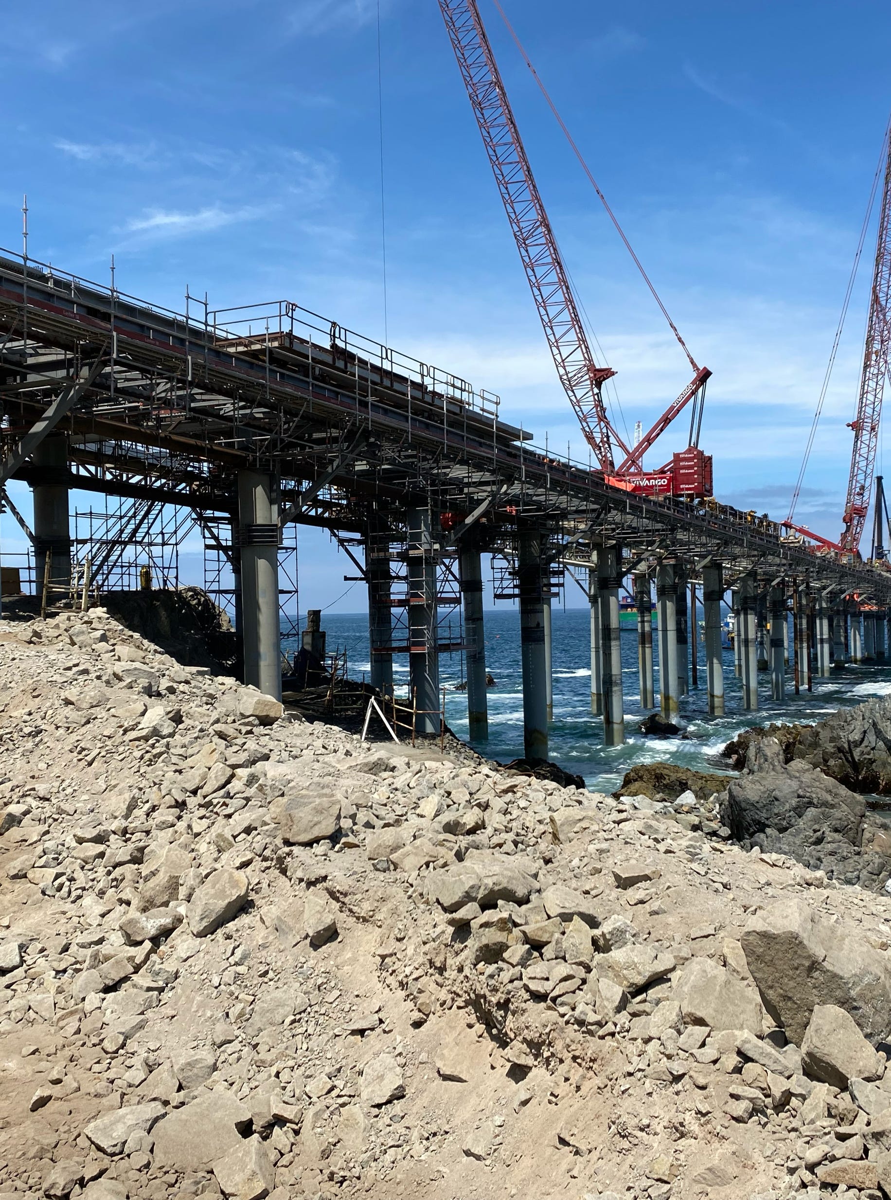 Asesoría Geotécnica Instalación de Pilotes Fundaciones Puerto QB2 de Minera Teck Quebrada Blanca Fase 2