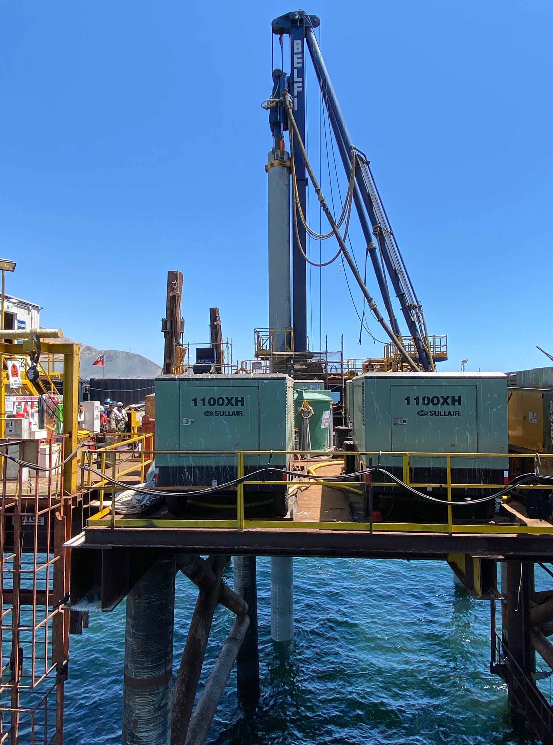 Asesoría Geotécnica Instalación de Pilotes Fundaciones Puerto QB2 de Minera Teck Quebrada Blanca Fase 2