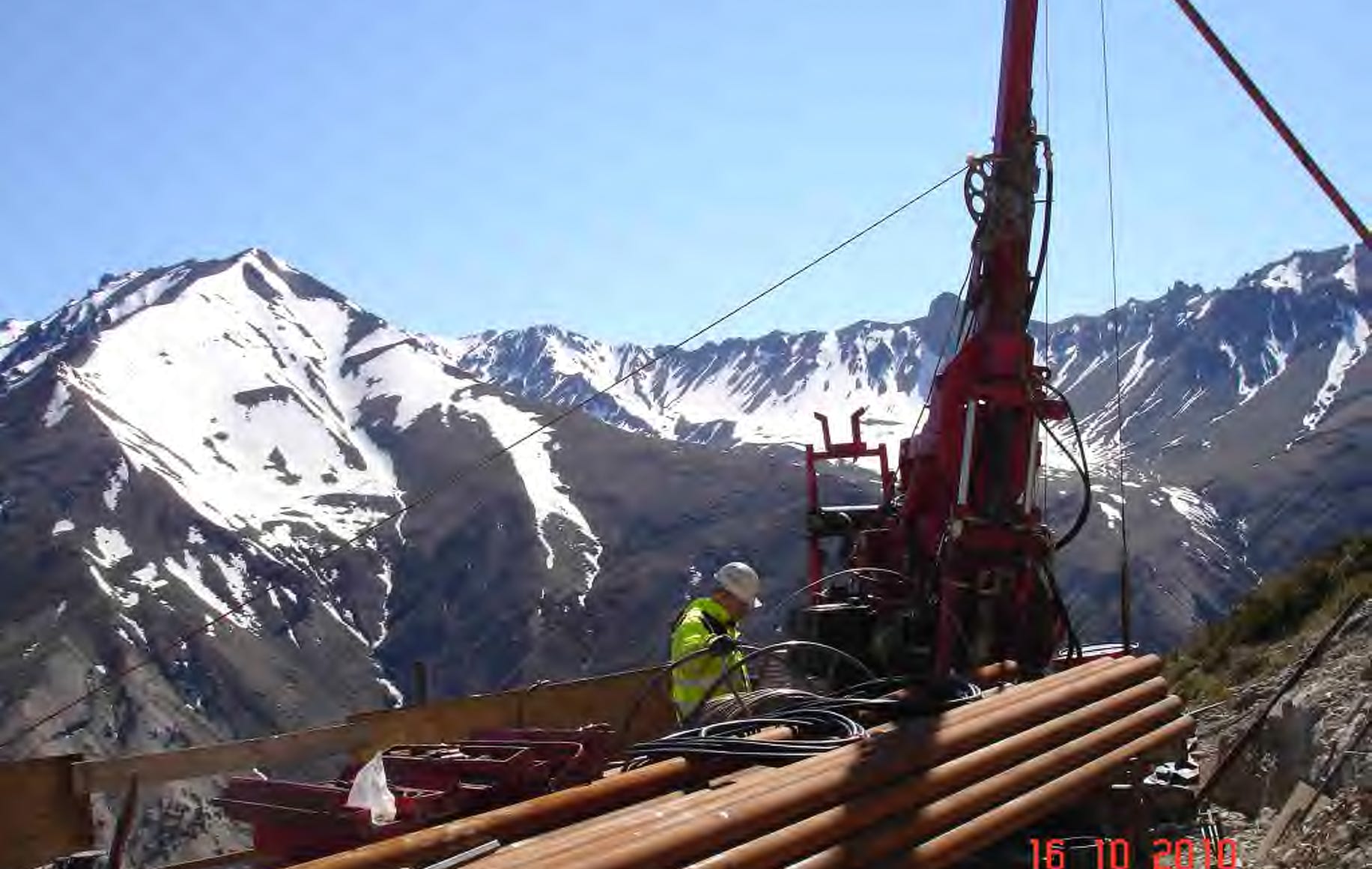 Prueba de Hidrofracturamiento de Roca Proyecto Hidroeléctrica los Condores - Alto Maule
